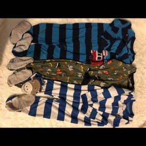 Boy 4t sleeper pajamas 3- sets